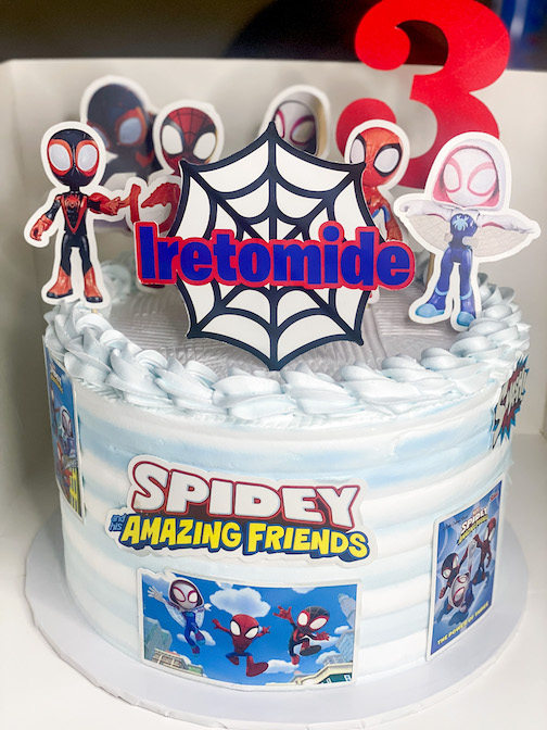 Spidey And His Amazing Friends Birthday Cake