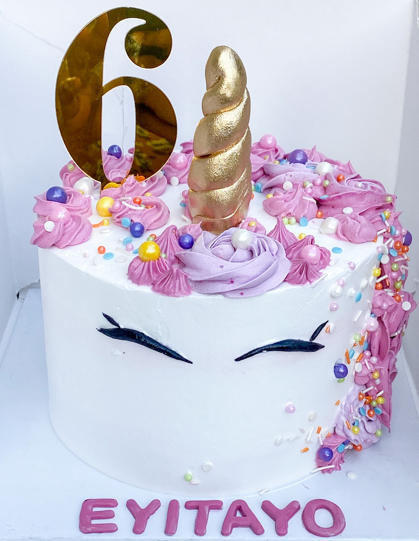 Unicorn Cake - Available in Vanilla, Red Velvet, Chocolate