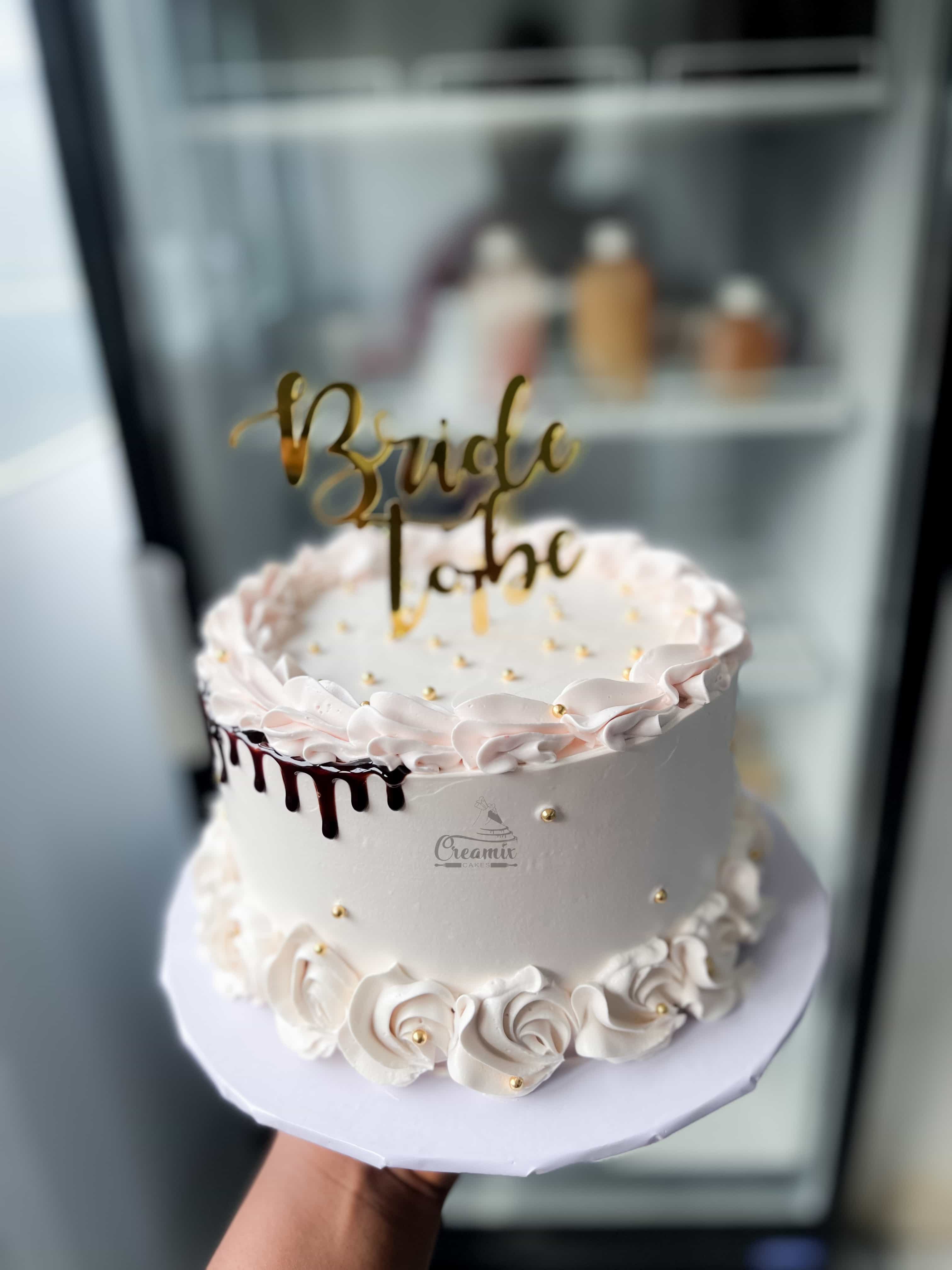 Bridal Shower Cake - Available in Vanilla, Red Velvet, Chocolate, etc.