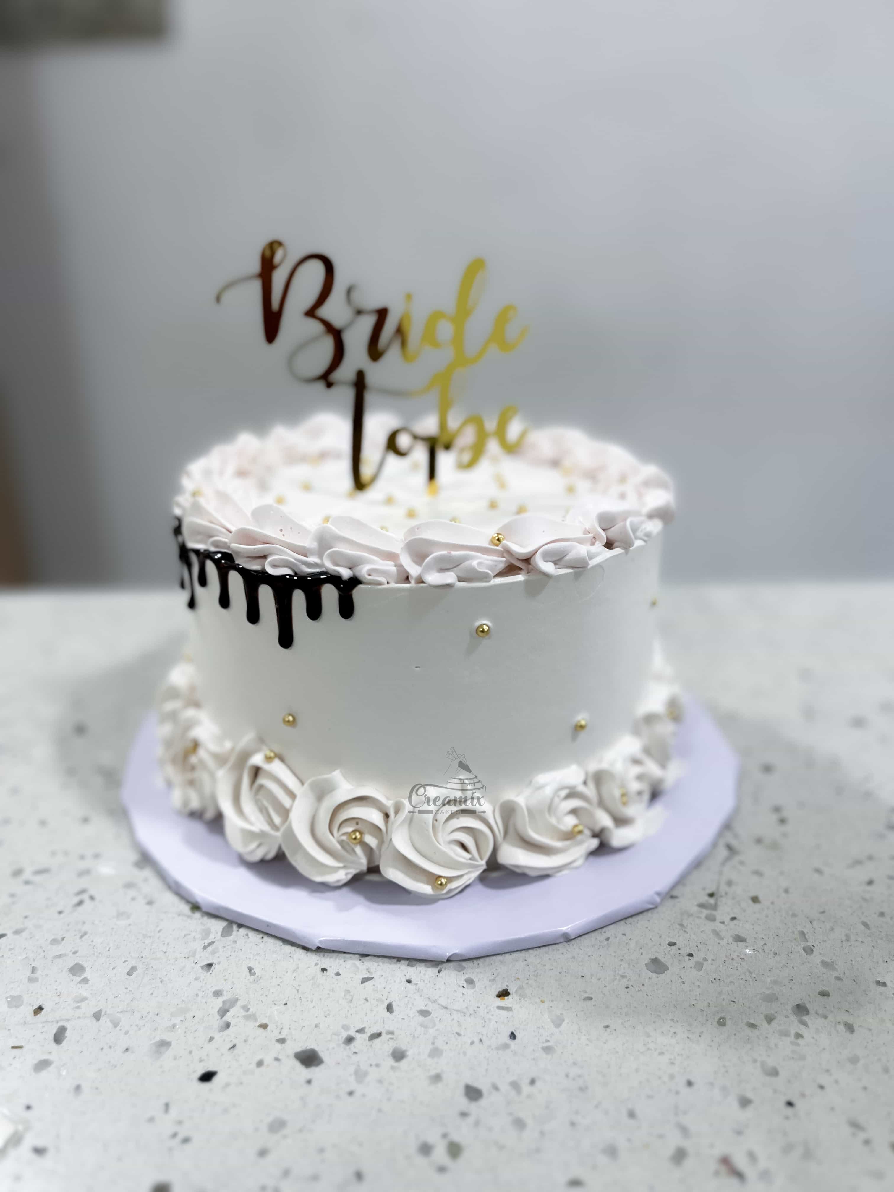 Bridal Shower Cake - Available in Vanilla, Red Velvet, Chocolate, etc.