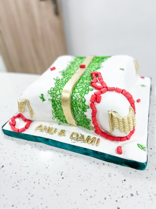 12 inch Engagement Cake