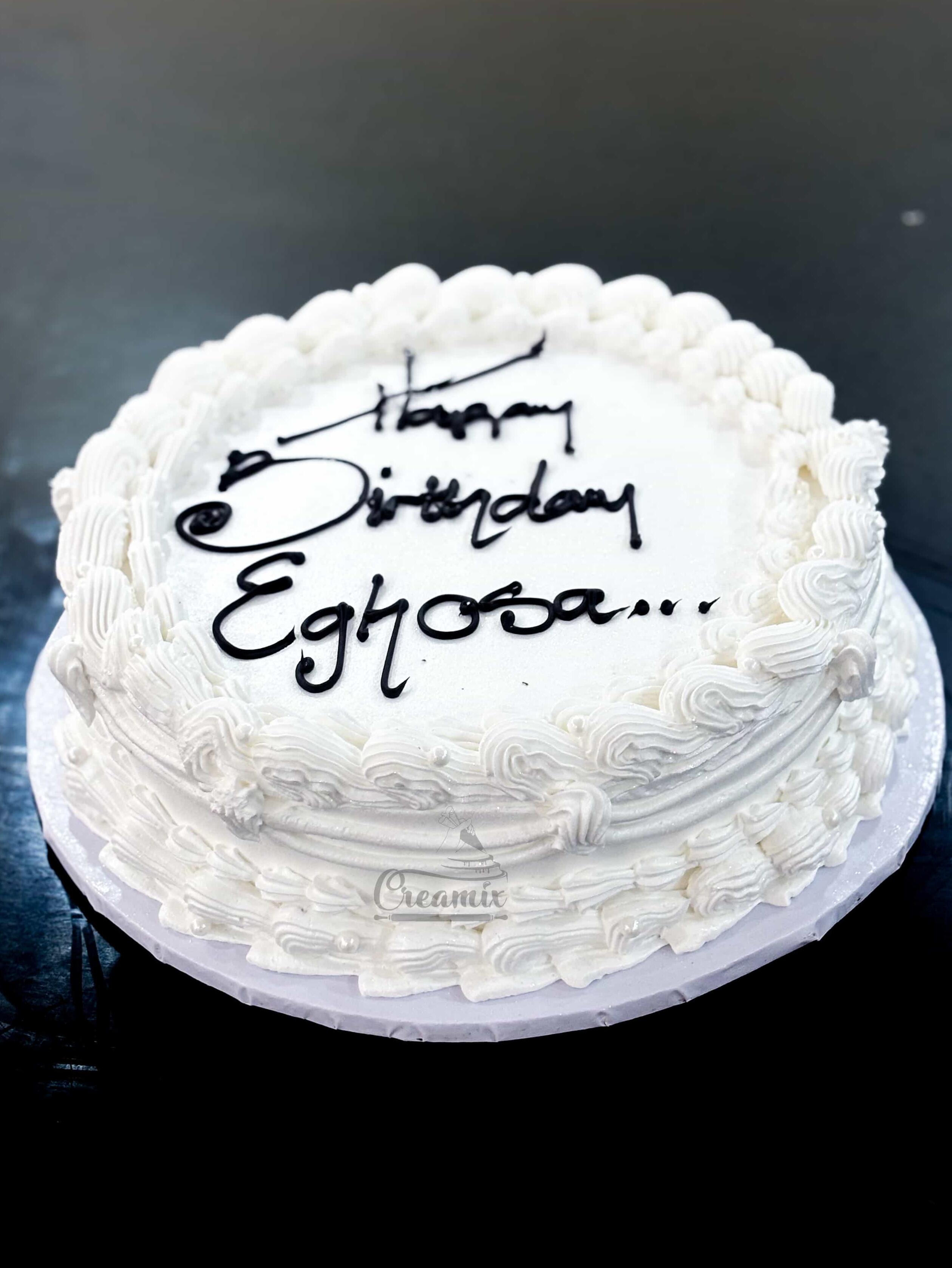 10" VINTAGE Cake in white image